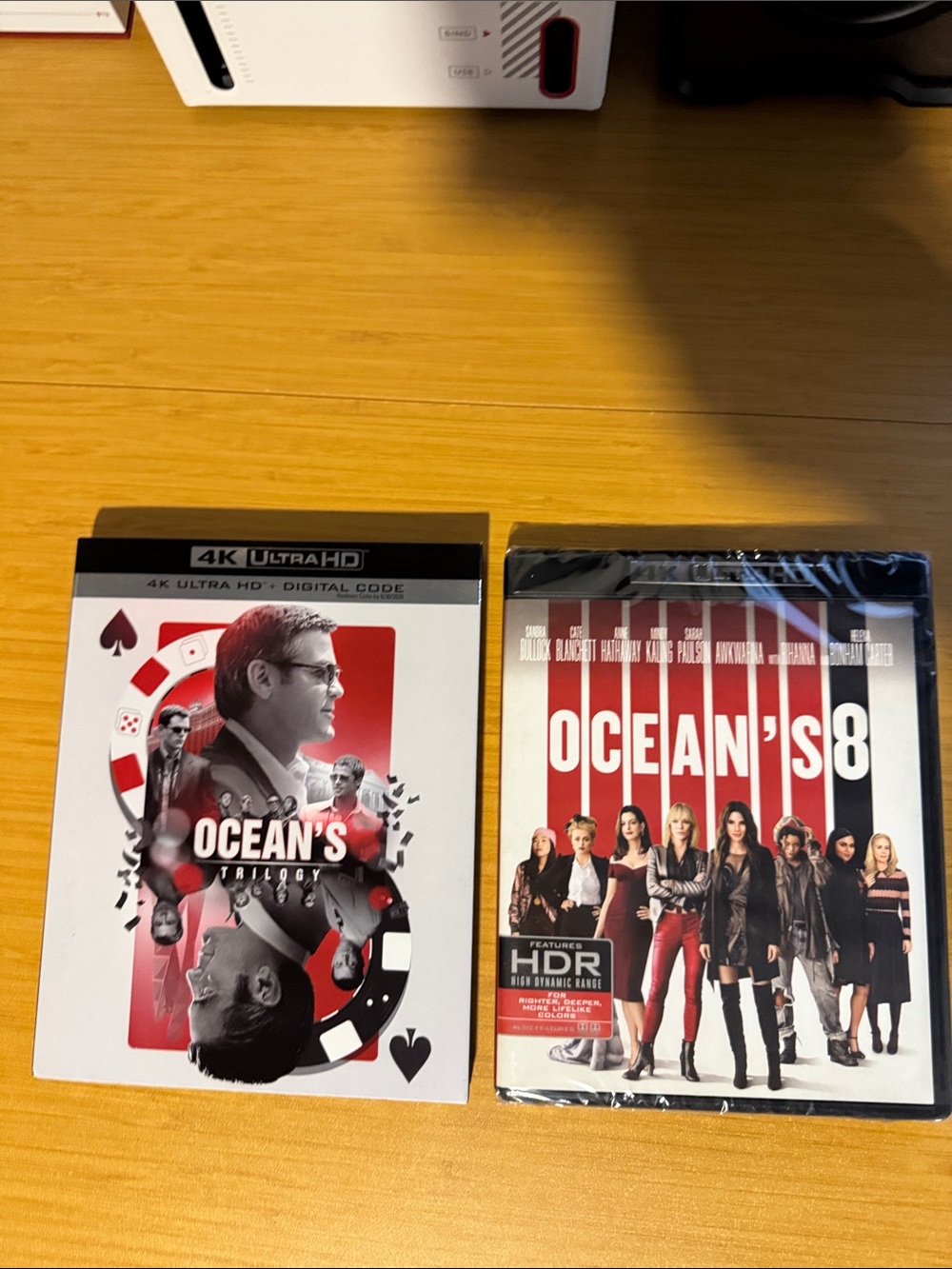 Ocean's Trilogy & Ocean's 8 - 4 Movie collection 4k UHD - NEW & Sealed
